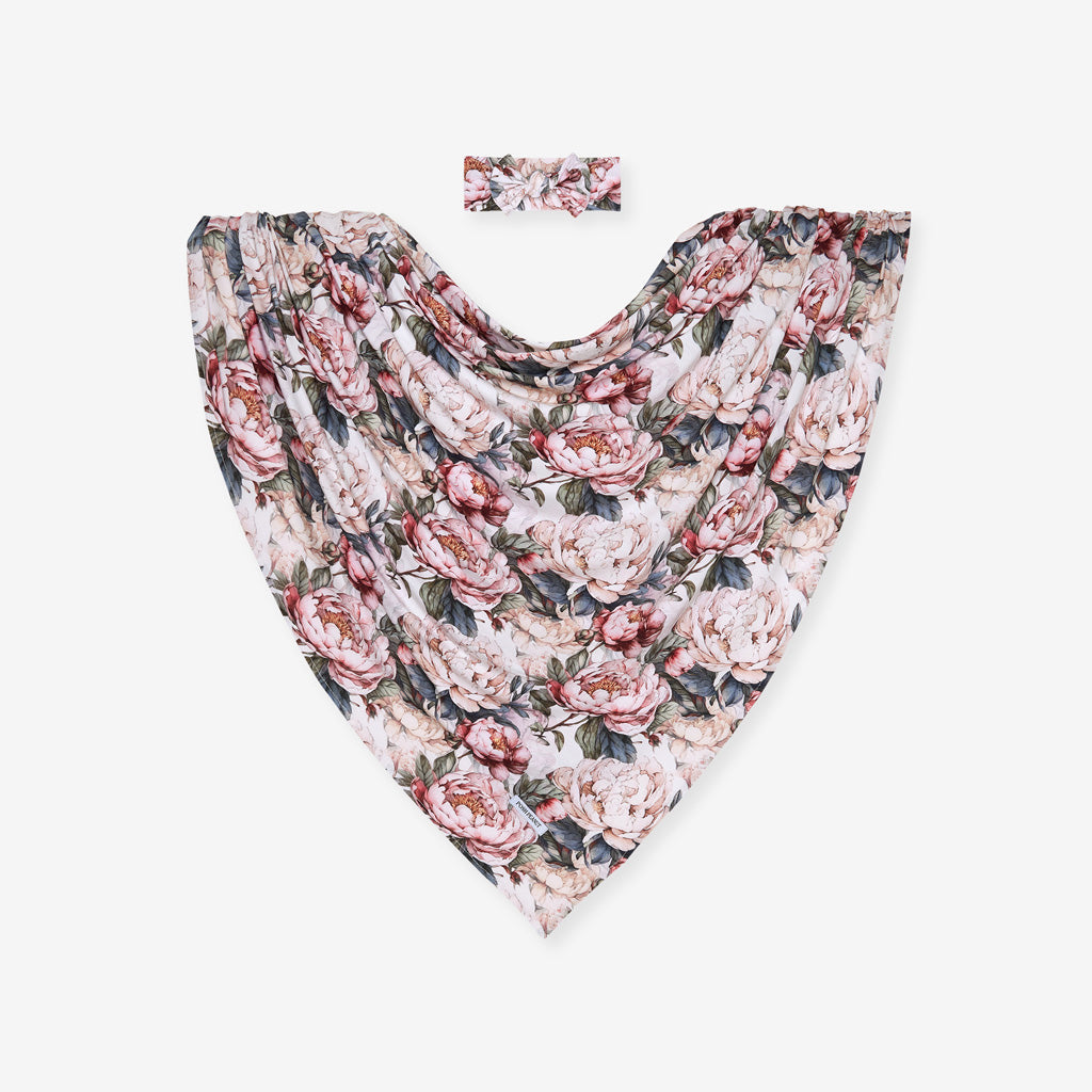 Aster Swaddle Headband Set