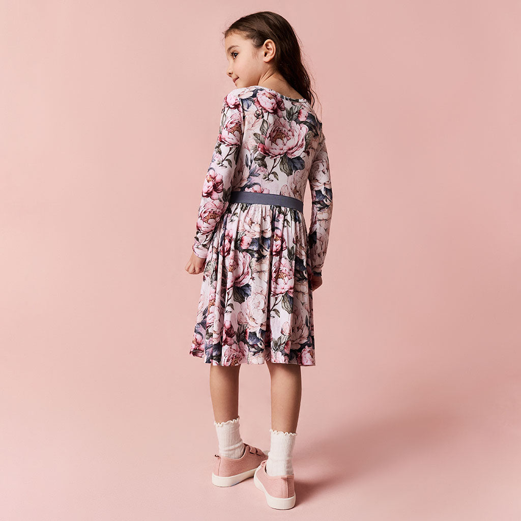 Aster Bow Twirl Dress