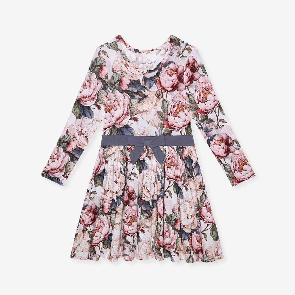 Aster Bow Twirl Dress