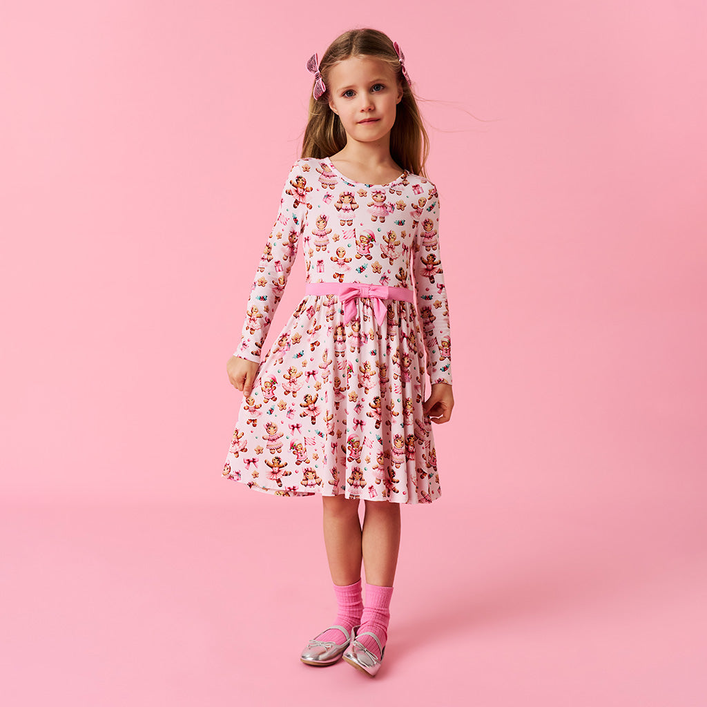 Ginger Posh Bow Twirl Dress