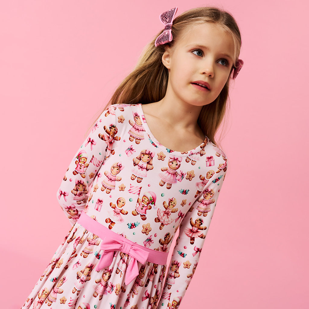 Ginger Posh Bow Twirl Dress