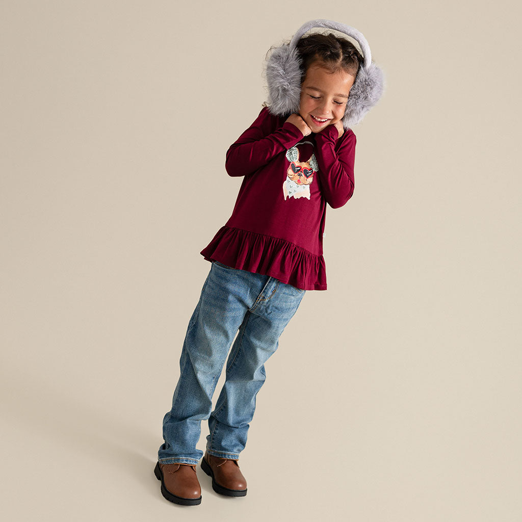Chill Frenchie Ruffled Top