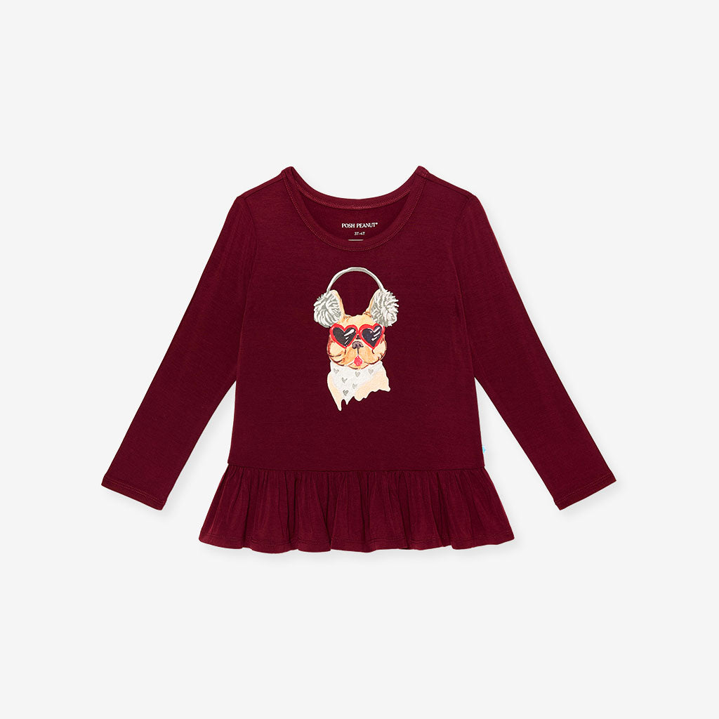 Chill Frenchie Ruffled Top