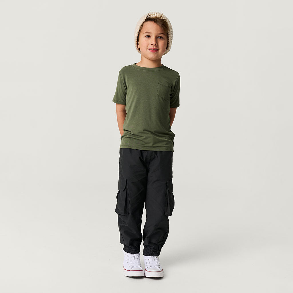 Olive Pocket Tee