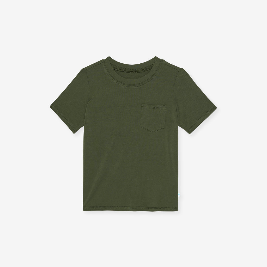Olive Pocket Tee