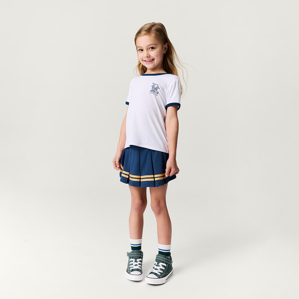 Indigo Varsity League French Terry Varsity Skort
