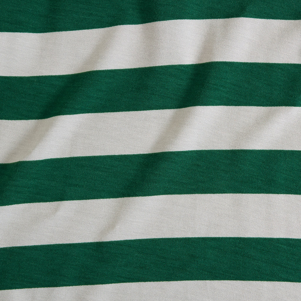 Slytherin House Stripe Men's French Terry Polo Shirt