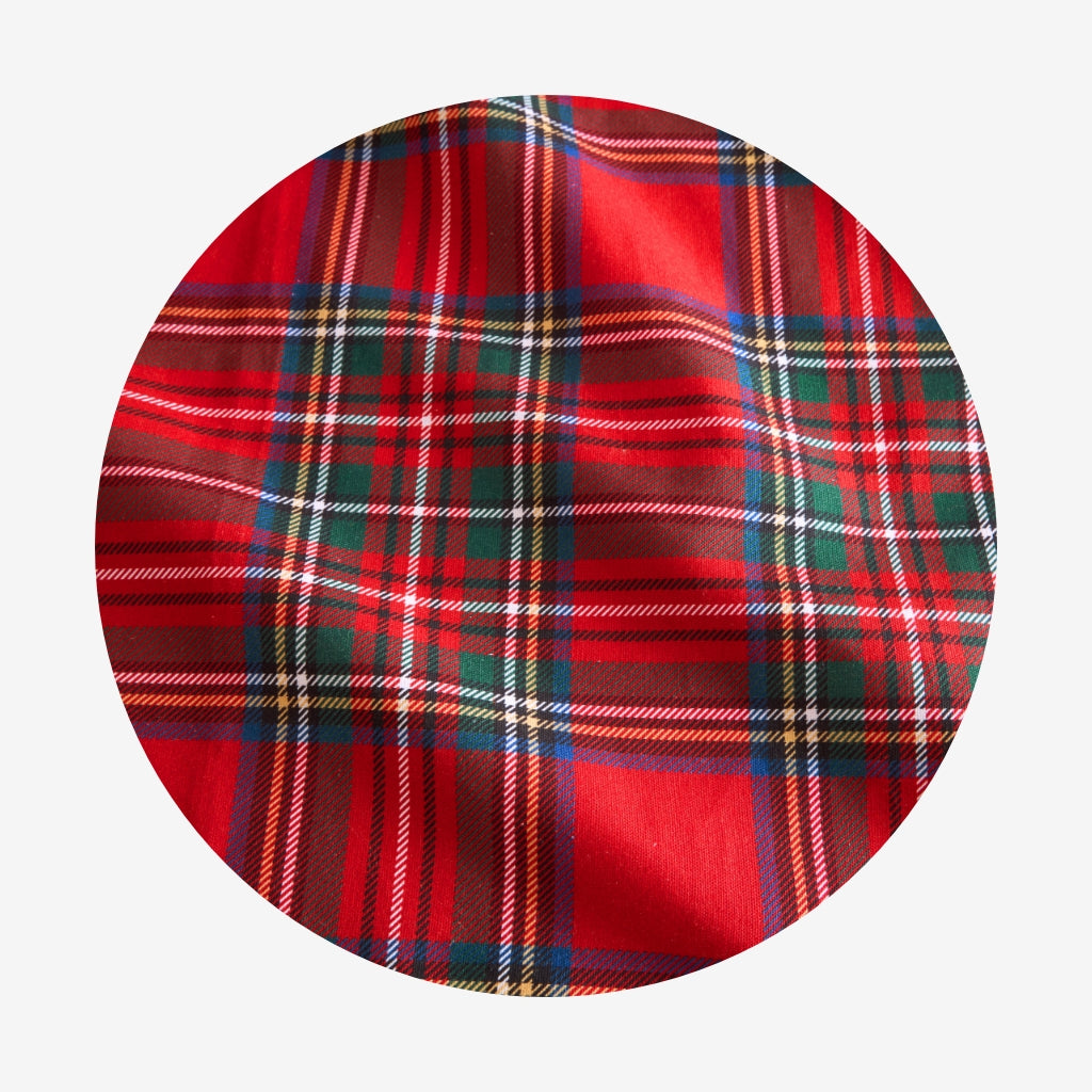 Red Tartan Plaid Placemats (Set Of 4)
