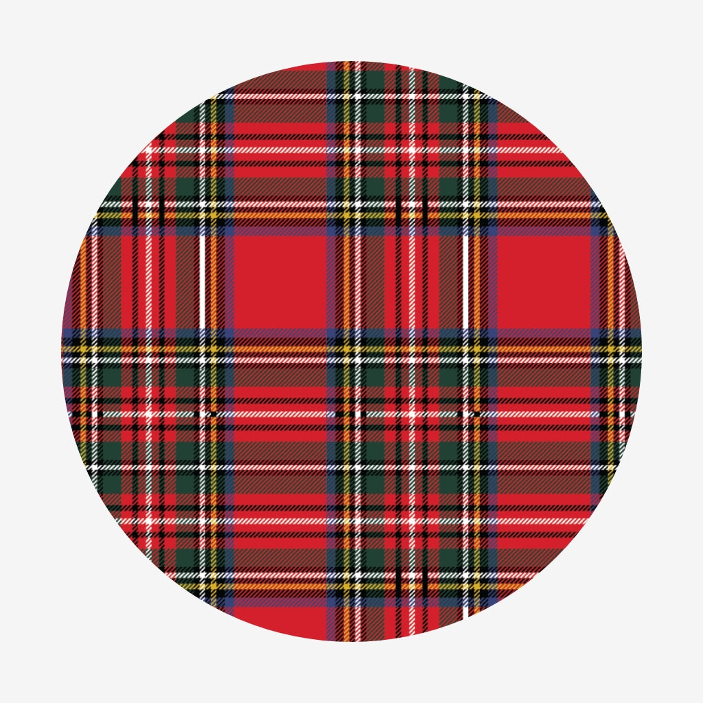 Red Tartan Plaid Dinnerware 3-Piece Set